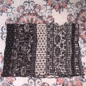 Black & White Tube Top